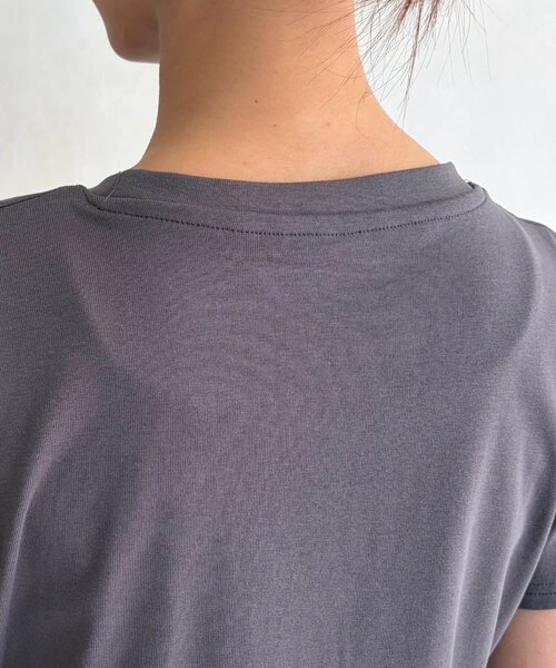 Chez toi(シェトワ)の「メッセージロゴT(Tシャツ/カットソー・レディース・オフホワイト・FREE)」の13枚目の写真