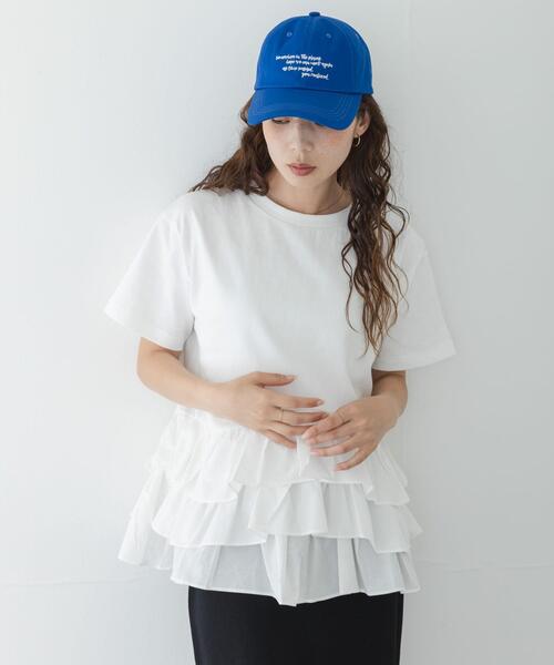 URBAN RESEARCH Sonny Label(アーバンリサーチサニーレーベル)の「ペプラムフリルカットソー(Tシャツ/カットソー・レディース・オフホワイト/ブラウン/ブラック・FREE)」の11枚目の写真