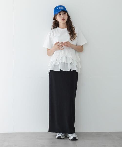 URBAN RESEARCH Sonny Label(アーバンリサーチサニーレーベル)の「ペプラムフリルカットソー(Tシャツ/カットソー・レディース・オフホワイト/ブラウン/ブラック・FREE)」の15枚目の写真