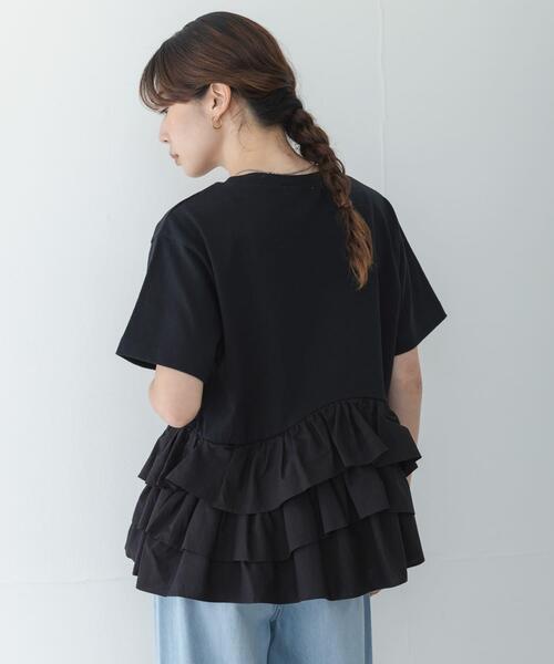 URBAN RESEARCH Sonny Label(アーバンリサーチサニーレーベル)の「ペプラムフリルカットソー(Tシャツ/カットソー・レディース・オフホワイト/ブラウン/ブラック・FREE)」の10枚目の写真