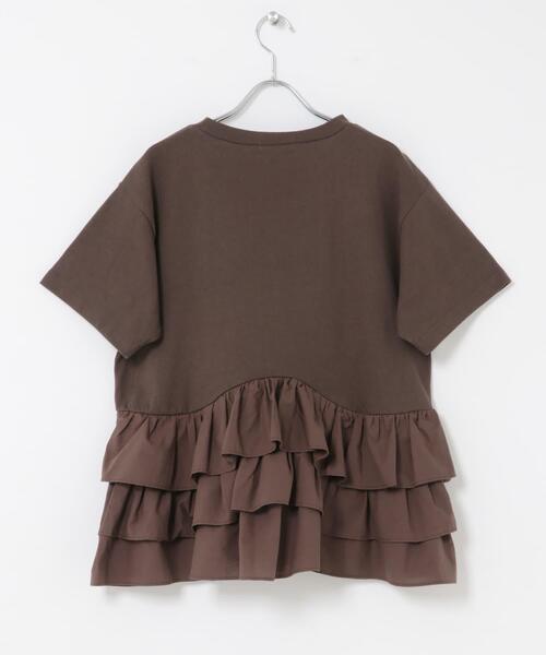 URBAN RESEARCH Sonny Label(アーバンリサーチサニーレーベル)の「ペプラムフリルカットソー(Tシャツ/カットソー・レディース・オフホワイト/ブラウン/ブラック・FREE)」の7枚目の写真