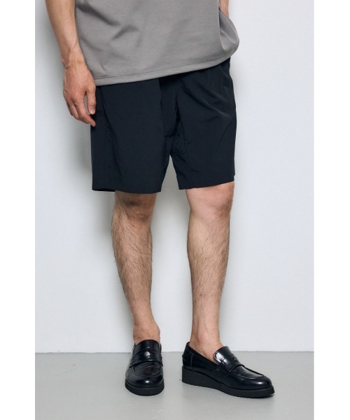 AZUL by moussy（アズールバイマウジー）の「リバーショートパンツ（スラックス・メンズ・ブラック/パープル・MEDIUM/LARGE）」の3枚目の写真