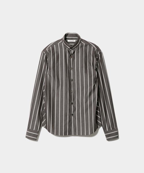 beautiful people(ビューティフルピープル)の「finx cotton tuck in scarf shirt(シャツ/ブラウス・レディース・ダークブラウン/レモンイエロー/オフホワイト・38)」の8枚目の写真