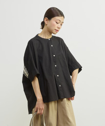 MELROSE claire（メルローズ クレール）の「【コットンバック刺しゅうブラウス】（シャツ/ブラウス）」