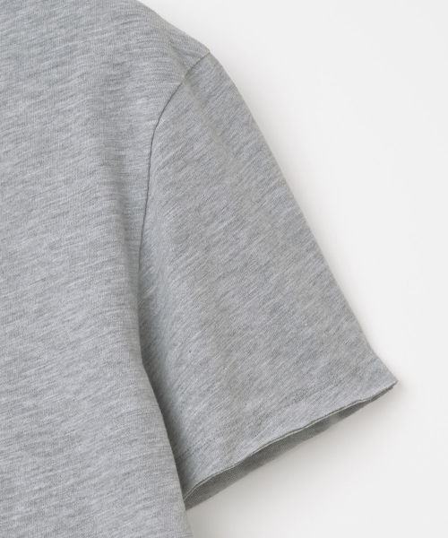 Millo Archive（ミロ アーカイブ）の「レイヤードローカットTシャツ[メランジグレー]（Tシャツ/カットソー・メンズ・その他・X-LARGE/LARGE/MEDIUM）」の5枚目の写真