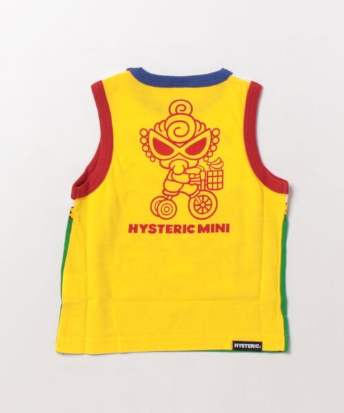 HYSTERIC MINI（ヒステリックミニ）の「HAPPY DRIVE ノースリーブTシャツ（タンクトップ・キッズ・マルチ/ピンク/ブラック・90/80）」の5枚目の写真
