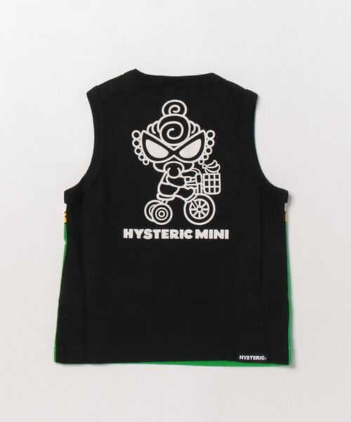 HYSTERIC MINI（ヒステリックミニ）の「HAPPY DRIVE ノースリーブTシャツ（タンクトップ・キッズ・マルチ/ピンク/ブラック・90/80）」の6枚目の写真