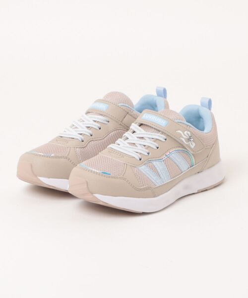 MoonStar(ムーンスター)の「【MoonStar/ムーンスター】LV 1279 グリッター キッズ/ジュニア スニーカー(スニーカー・キッズ・ブラック/ベージュ/サックスブルー・21.0cm/21.5cm/19.5cm/20.5cm/20.0cm/23.5cm/23.0cm/22.0cm/19.0cm/18.5cm/18.0cm/22.5cm)」の2枚目の写真