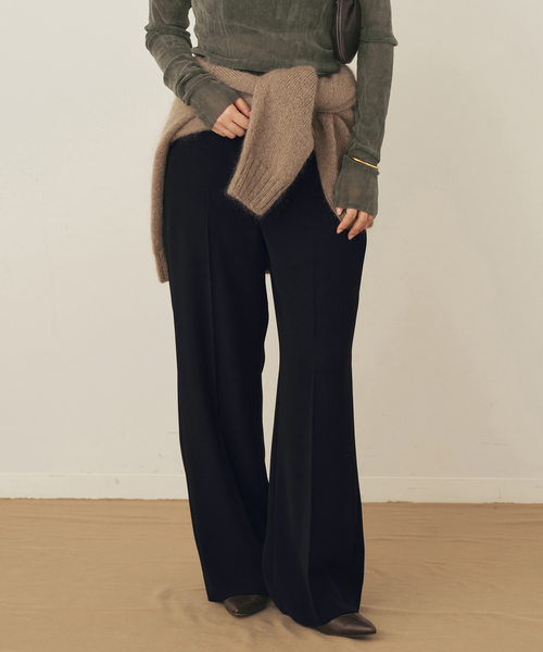 plage(プラージュ)の「《WEB限定追加》washable straight パンツ 7(スラックス・レディース・ブラック/ネイビー・38/36/34/32)」の21枚目の写真