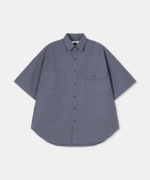 Ripstop pigment shirt / NAVY