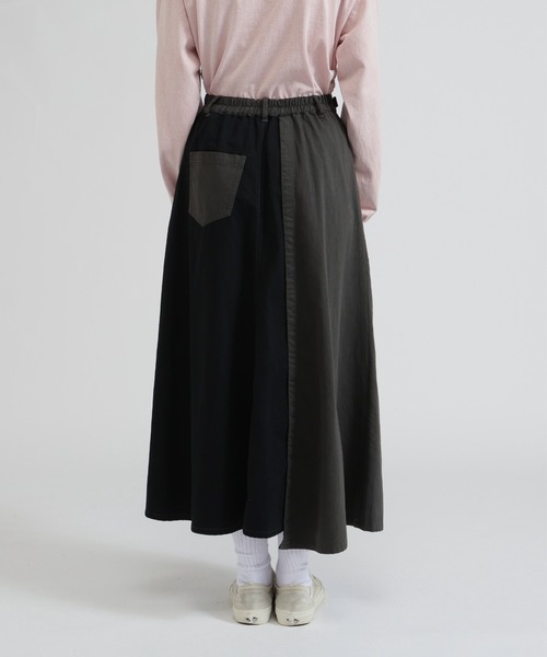 AVIREX（アヴィレックス）の「MILITARY LAYERED LIKE SKIRT（スカート・レディース・オリーブ/ブラック・M/S）」の9枚目の写真