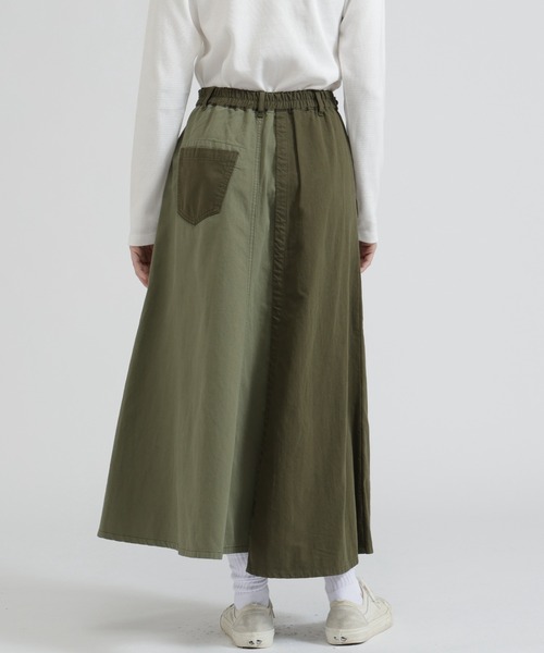 AVIREX（アヴィレックス）の「MILITARY LAYERED LIKE SKIRT（スカート・レディース・オリーブ/ブラック・M/S）」の20枚目の写真