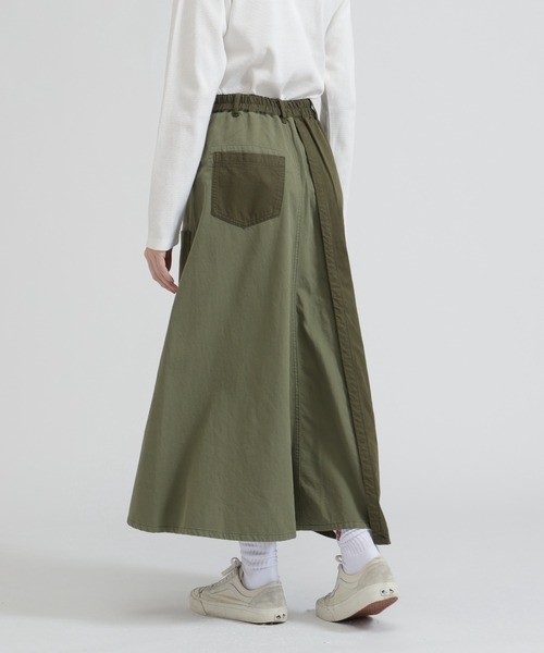 AVIREX（アヴィレックス）の「MILITARY LAYERED LIKE SKIRT（スカート・レディース・オリーブ/ブラック・M/S）」の21枚目の写真