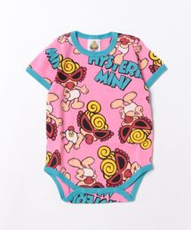 HYSTERIC MINI（ヒステリックミニ）の「HOLY BABY総柄半袖ロンパース（ロンパース）」