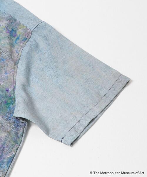 SENSE OF PLACE by URBAN RESEARCH（センスオブプレイスバイアーバンリサーチ）の「『別注』The Met×SENSE OF PLACE　ショートスリーブ シャツ(モネ)（シャツ/ブラウス・メンズ・ライトピンク/ブラック・LARGE/MEDIUM）」の11枚目の写真