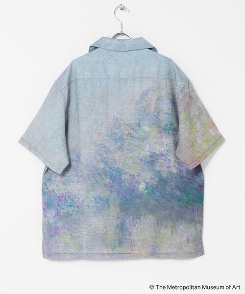 SENSE OF PLACE by URBAN RESEARCH（センスオブプレイスバイアーバンリサーチ）の「『別注』The Met×SENSE OF PLACE　ショートスリーブ シャツ(モネ)（シャツ/ブラウス・メンズ・ライトピンク/ブラック・LARGE/MEDIUM）」の12枚目の写真