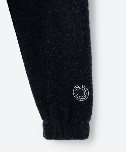ORCIVAL(オーシバル)の「ORCIVAL | ブラッシュドフリース スタンドカラージッププルオーバー WOMEN(その他アウター・レディース・チャコール/オートミール・1)」の15枚目の写真