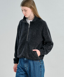 ORCIVAL | ORCIVAL | ブラッシュドフリース スタンドカラージッププルオーバー WOMEN(その他アウター)