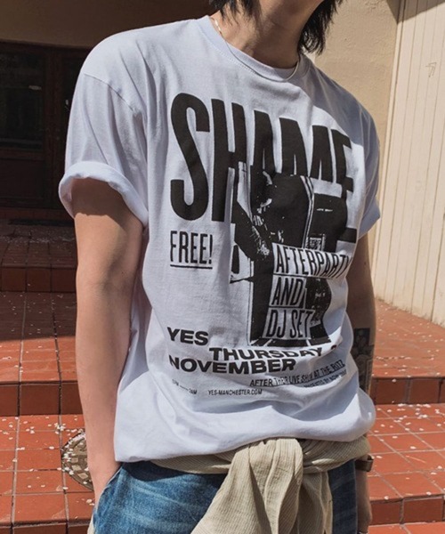 NOWLE(ノウル)の「【NOWLE】グランジ パンク グラフィックTシャツ 半袖 / バンドT風 ルーズT(Tシャツ/カットソー・メンズ・ホワイト・LARGE/MEDIUM/X-LARGE)」の19枚目の写真