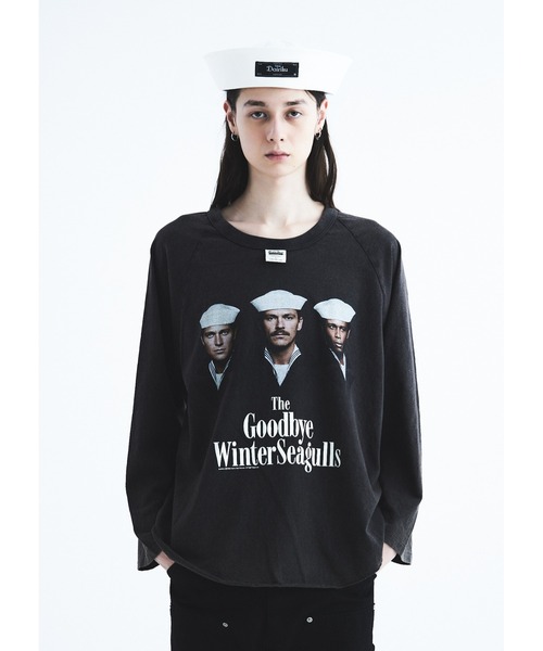 DAIRIKU(ダイリク)の「The Winter SeaguLs Tour Raglan Tee/DAIRIKU(Tシャツ/カットソー・メンズ・ブラック・MEDIUM/SMALL)」の1枚目の写真