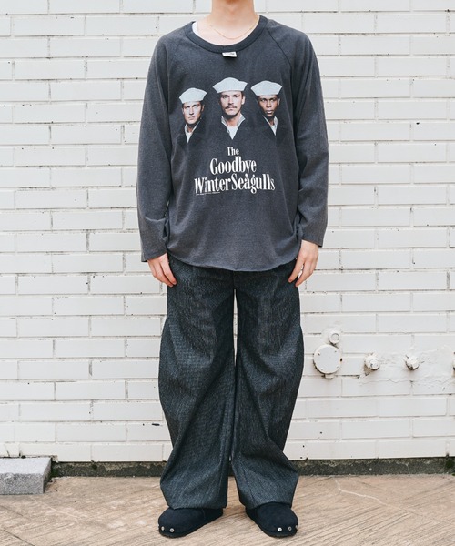 DAIRIKU(ダイリク)の「The Winter SeaguLs Tour Raglan Tee/DAIRIKU(Tシャツ/カットソー・メンズ・ブラック・MEDIUM/SMALL)」の9枚目の写真