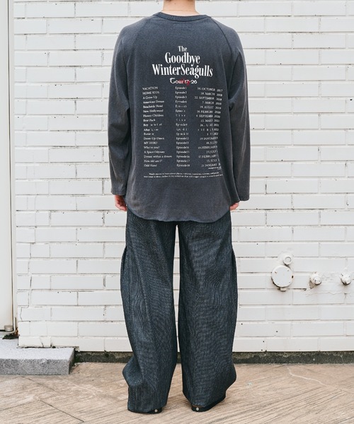 DAIRIKU(ダイリク)の「The Winter SeaguLs Tour Raglan Tee/DAIRIKU(Tシャツ/カットソー・メンズ・ブラック・MEDIUM/SMALL)」の7枚目の写真