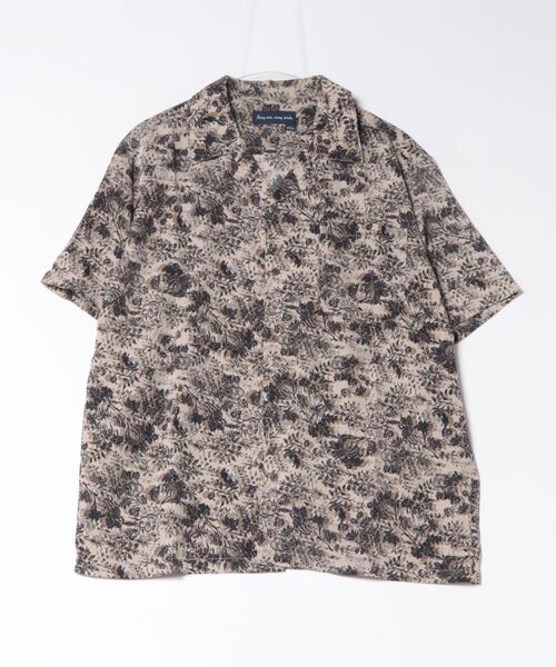 many men many mind(メニーメンメニーマインド)の「【many men many mind】総柄オープンシャツ(シャツ/ブラウス・メンズ・アイボリー・MEDIUM)」の1枚目の写真