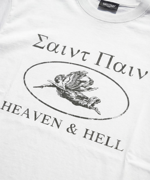 SAINTPAIN(セイントペイン)の「SP イカロス 半袖Tシャツ ホワイト(Tシャツ/カットソー・レディース・その他・MEDIUM/LARGE)」の3枚目の写真