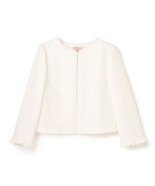 TOCCA(トッカ)の「FRILL BANGLE ボレロ(カーディガン/ボレロ・レディース・ブラック系/アイボリー系・4/0)」の14枚目の写真