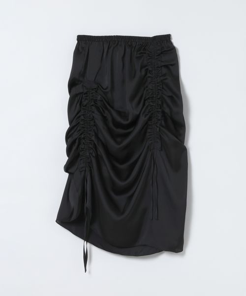 JEANASIS(ジーナシス)の「ドットサテンスカート/1047088(スカート・レディース・ホワイト系その他/ブラック系その他/ブラック・FREE)」の4枚目の写真