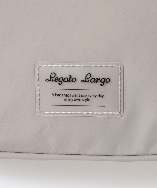 Legato Largo(レガートラルゴ)の「Legato Largo プルチャームショルダーバッグ(ショルダーバッグ・レディース・ブラック/グレー/アイボリー・FREE)」の15枚目の写真