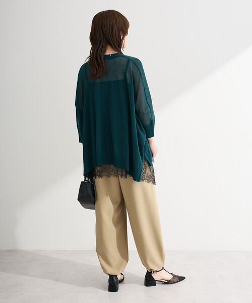Green Parks(グリーンパークス)の「【UVカット】ボックスゆったりカーディガンⅡ(カーディガン/ボレロ・レディース・ライトグレー/ブラック/ベージュ/グリーン・FREE)」の19枚目の写真