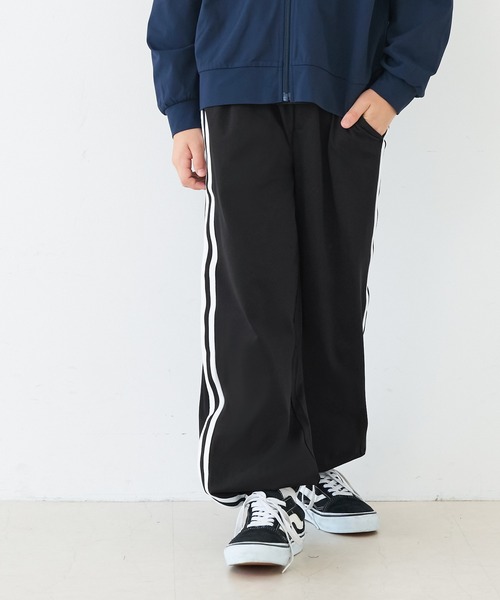 coca（coca）（コカ）の「キッズ　ラインジョガーパンツ（その他パンツ・キッズ・チャコール/ブラック・120/130/140/150）」の6枚目の写真