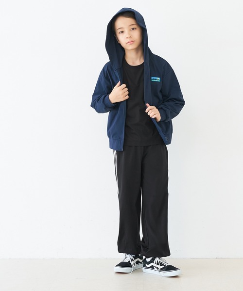 coca（coca）（コカ）の「キッズ　ラインジョガーパンツ（その他パンツ・キッズ・チャコール/ブラック・120/130/140/150）」の8枚目の写真