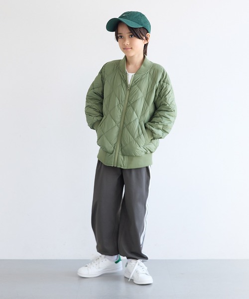 coca（coca）（コカ）の「キッズ　ラインジョガーパンツ（その他パンツ・キッズ・チャコール/ブラック・120/130/140/150）」の9枚目の写真