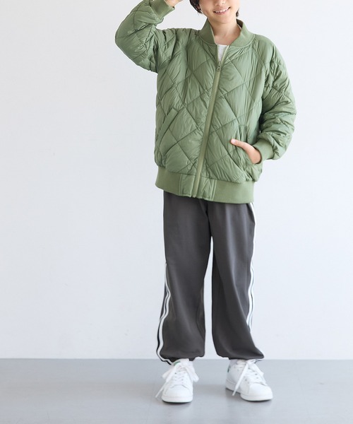 coca（coca）（コカ）の「キッズ　ラインジョガーパンツ（その他パンツ・キッズ・チャコール/ブラック・120/130/140/150）」の11枚目の写真