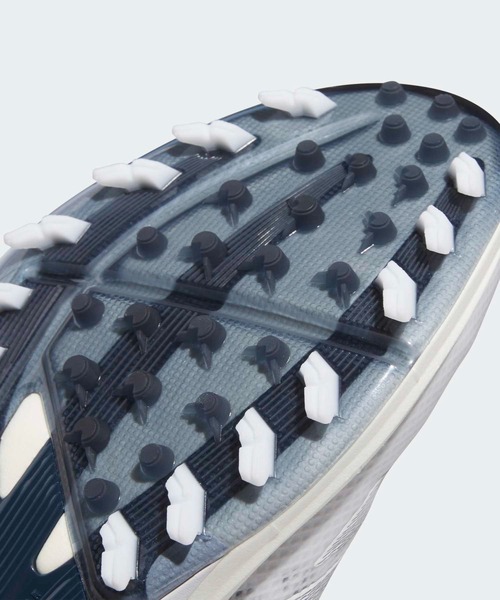 adidas(アディダス)の「アディゼロ ZG 25 ボア【adidas Golf/アディダスゴルフ】(スニーカー・メンズ・ホワイト×ネイビー・29.0cm/26.0cm/27.0cm/26.5cm/27.5cm/28.0cm/28.5cm/25.5cm/25.0cm/24.5cm)」の8枚目の写真