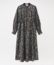 【美品】グレースクラス バイカラー カシュクール ワンピース プリーツ リボン セール】プリーツ切替バイカラーワンピース（ワンピース）｜GRACE