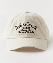 Chick（チック）の「Text Embroidery Cotton Baseball Cap / テキスト刺繍 コットン ベースボールキャップ カーブバイザー レディース メンズ 2026年 夏 夏服（キャップ）」