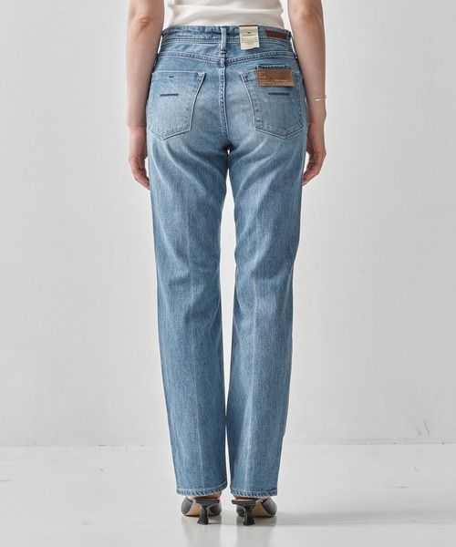 YANUK(ヤヌーク)の「【YANUK/ヤヌーク】ANNETTE(Slim Straight) FUB(デニムパンツ・レディース・ライトブルー・23.0cm/24.0cm/25.0cm/26.0cm)」の3枚目の写真
