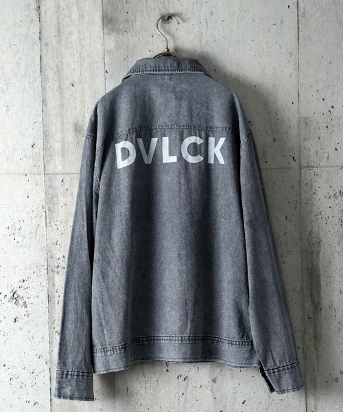 DEVILOCK（デビロック）の「DEVILOCK LIGHT DENIM SWITCHING JACKET（シャツ/ブラウス・メンズ・ブラック/ブルー・MEDIUM/LARGE）」の6枚目の写真