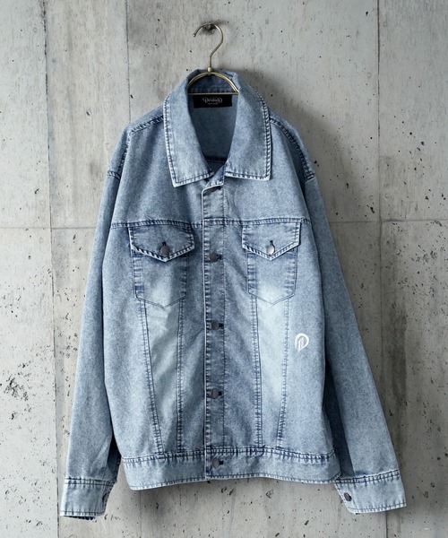 DEVILOCK（デビロック）の「DEVILOCK LIGHT DENIM SWITCHING JACKET（シャツ/ブラウス・メンズ・ブラック/ブルー・MEDIUM/LARGE）」の7枚目の写真
