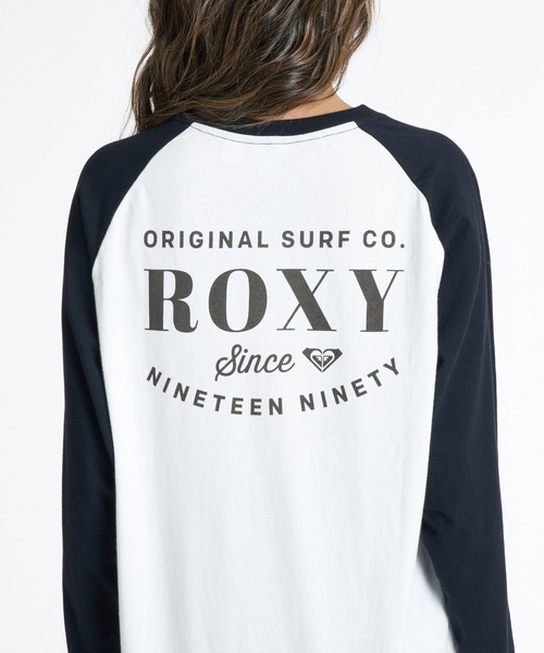 ROXY(ロキシー)の「ROXY MISTY RAGLAN ラグラン長袖Tシャツ ロンT 【2026年秋冬モデル】/ロキシー(Tシャツ/カットソー・レディース・ブラック/ネイビー/ベージュ/パープル・LARGE/SMALL/MEDIUM)」の7枚目の写真