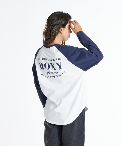 ROXY(ロキシー)の「ROXY MISTY RAGLAN ラグラン長袖Tシャツ ロンT 【2026年秋冬モデル】/ロキシー(Tシャツ/カットソー・レディース・ブラック/ネイビー/ベージュ/パープル・LARGE/SMALL/MEDIUM)」の14枚目の写真