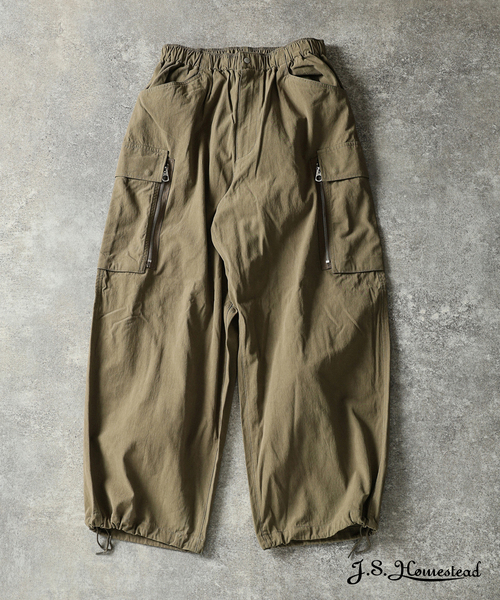 JOURNAL STANDARD J.S HOMESTEAD(ジャーナルスタンダードホームステッド)の「J.S.Homestead / ファンクショナリィ ドラム パンツ(その他パンツ・メンズ・アイボリー/ブラック/カーキ・LARGE/MEDIUM)」の3枚目の写真