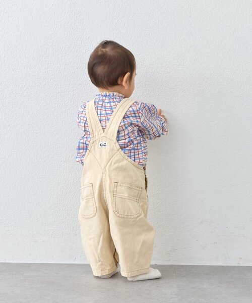 CIAOPANIC TYPY(チャオパニックティピー)の「【BABY】Qinnダックサロペット綿100%(80~100㎝)(サロペット/オーバーオール・キッズ・グリーン/キャメル/オフホワイト・100/90/80)」の15枚目の写真