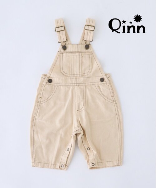 CIAOPANIC TYPY(チャオパニックティピー)の「【BABY】Qinnダックサロペット綿100%(80~100㎝)(サロペット/オーバーオール・キッズ・グリーン/キャメル/オフホワイト・100/90/80)」の19枚目の写真