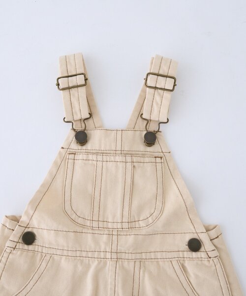 CIAOPANIC TYPY(チャオパニックティピー)の「【BABY】Qinnダックサロペット綿100%(80~100㎝)(サロペット/オーバーオール・キッズ・グリーン/キャメル/オフホワイト・100/90/80)」の5枚目の写真
