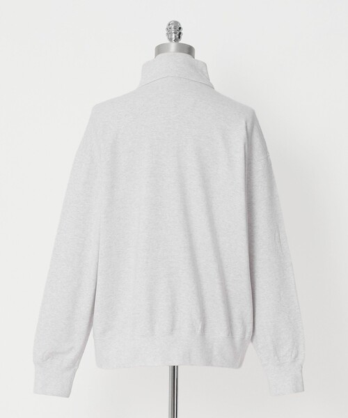 LOEFF(ロエフ)の「<LOEFF> ハーフジップ スウェット UNISEX(スウェット・レディース・ライトグレー・1/0/2)」の2枚目の写真
