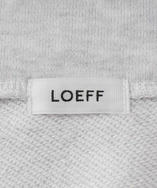 LOEFF(ロエフ)の「<LOEFF> ハーフジップ スウェット UNISEX(スウェット・レディース・ライトグレー・1/0/2)」の8枚目の写真